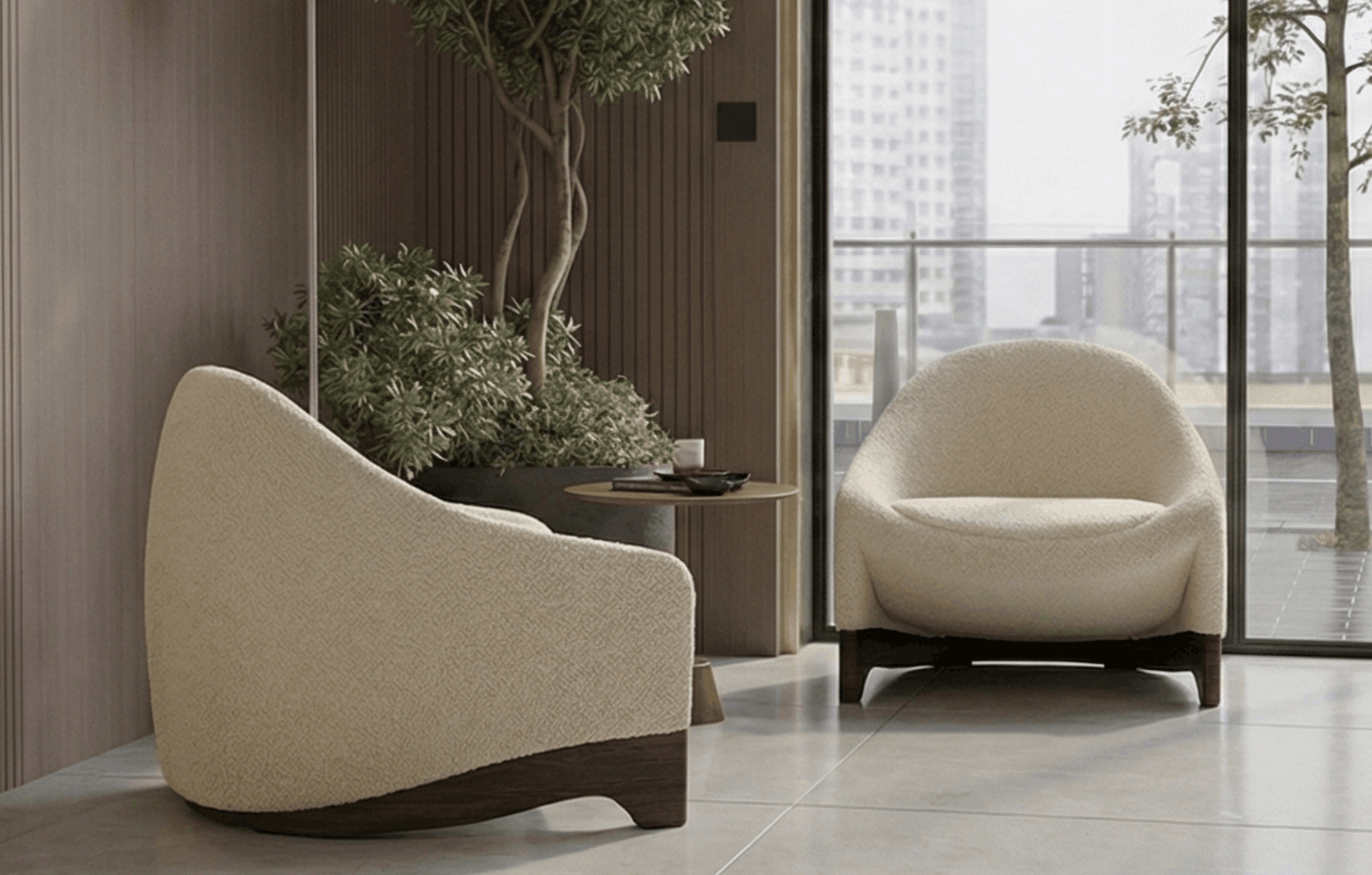 The Luma Cocoon Chair, view 4