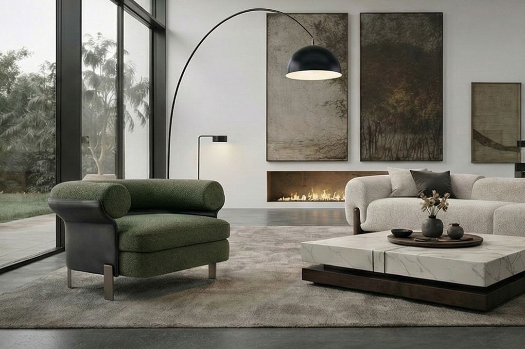 The Obsidian Arco Lounge Chair