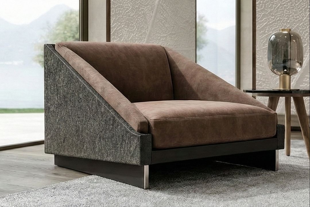 The Slate Arcadia Lounger, view 3