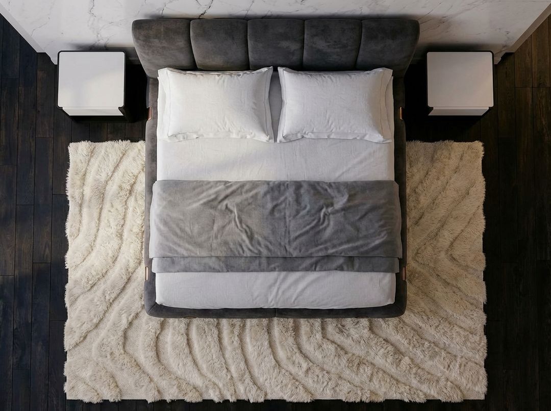 The Torino Velvet Rest Bed, view 3