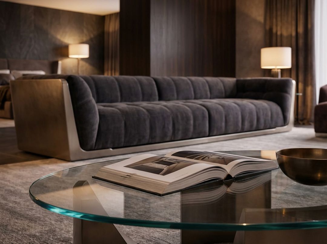The Firenze Noir Sofa, view 5