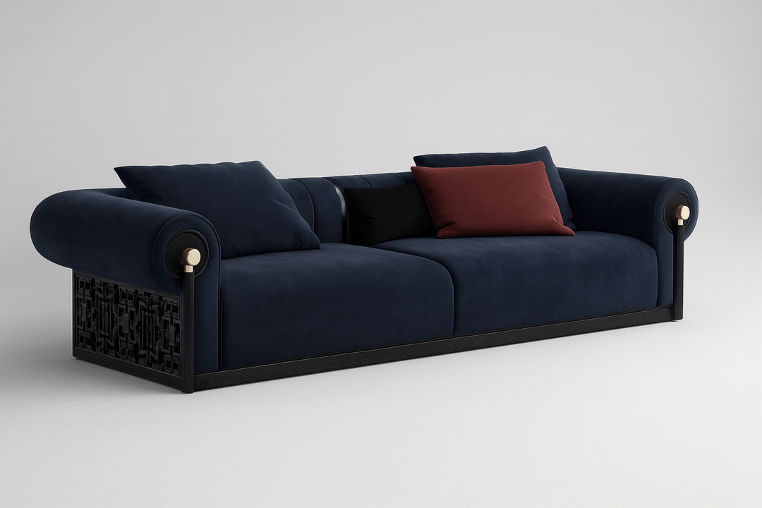 The Notte Intarsio Sofa, view 2