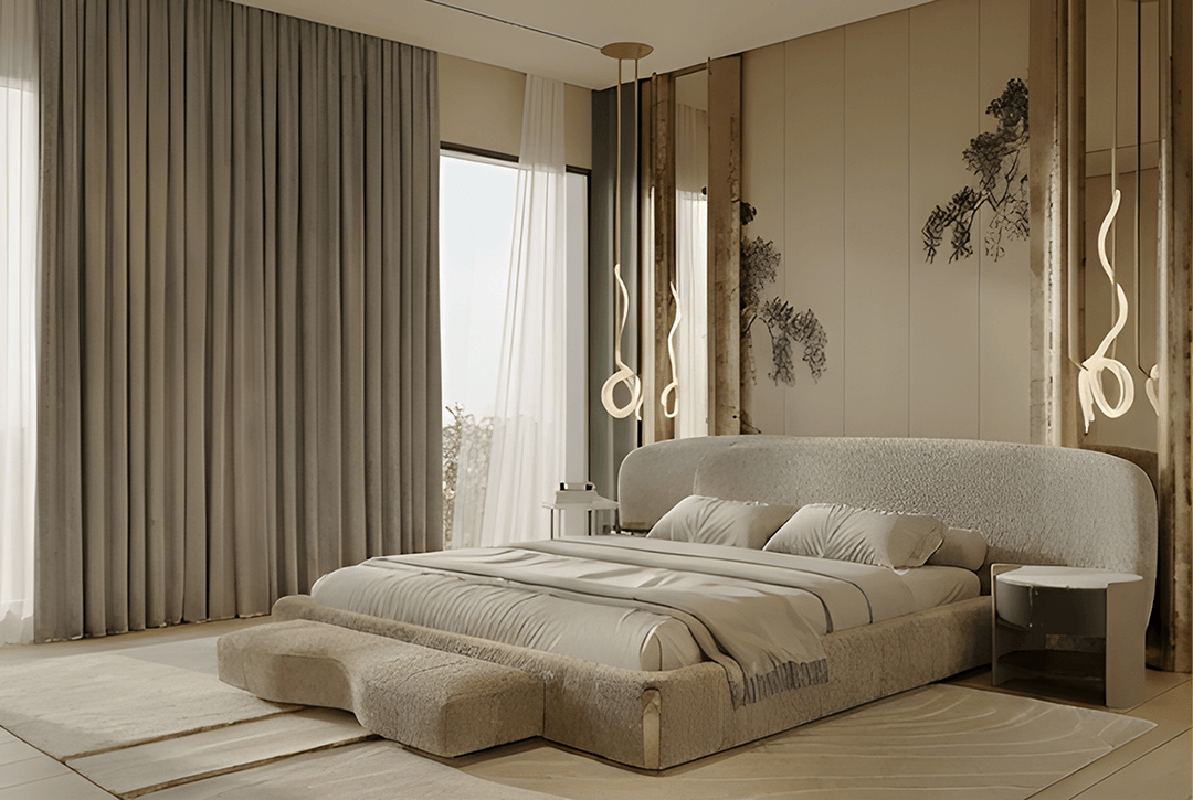 Luna Sculpted Bedroom