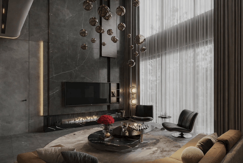 The Midnight Hearth Lounge